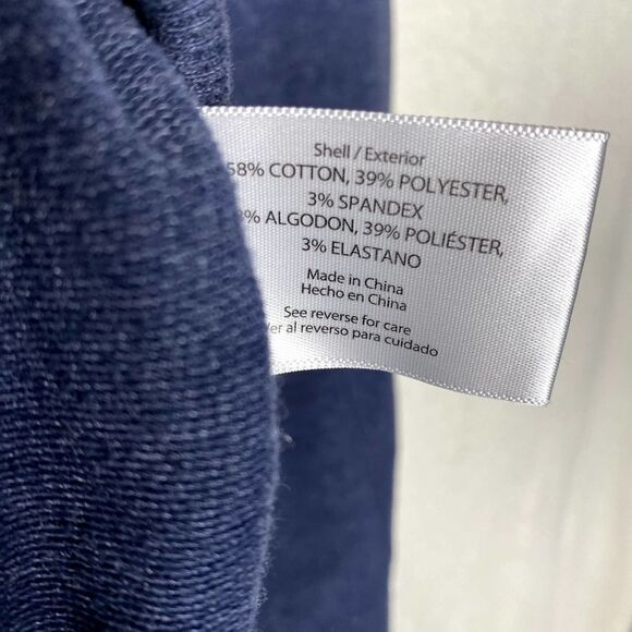 Wildfox Social Embroidered Spellout Sweatshirt Pullover Crewneck Blue Large Slit - Picture 10 of 12